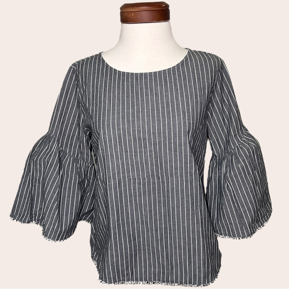 Dolan Left Coast Collection Anthropologie Top Bell Sleeves Size M
